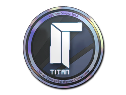 Наклейка | Titan (голографическая) | Кёльн 2014