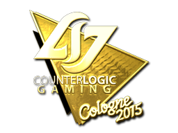 Наклейка | Counter Logic Gaming (золотая) | Кёльн 2015