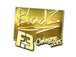 Наклейка | B1ad3 (золотая) | Кёльн 2015