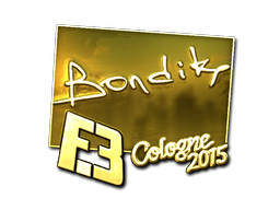 Наклейка | bondik (золотая) | Кёльн 2015