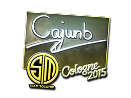 Наклейка | cajunb (металлическая) | Кёльн 2015