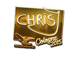 印花 | chrisJ（金色）| 2015年科隆锦标赛