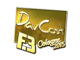 Sticker | DavCost (Gold) | Cologne 2015