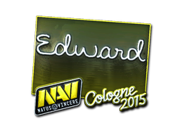 Наклейка | Edward (металлическая) | Кёльн 2015