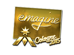 Наклейка | emagine (золотая) | Кёльн 2015