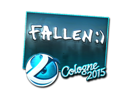 Наклейка | FalleN (металлическая) | Кёльн 2015
