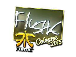 Наклейка | flusha (металлическая) | Кёльн 2015