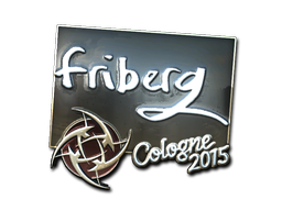 Наклейка | friberg (металлическая) | Кёльн 2015