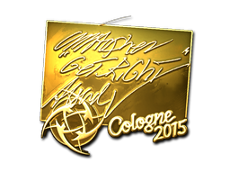 Sticker | GeT_RiGhT (Gold) | Cologne 2015