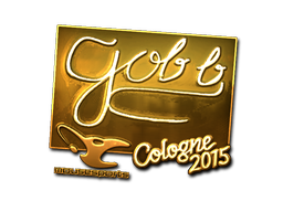 Наклейка | gob b (золотая) | Кёльн 2015