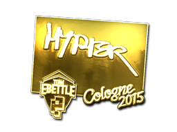 Наклейка | Hyper (золотая) | Кёльн 2015