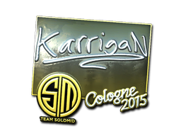 Наклейка | karrigan (металлическая) | Кёльн 2015