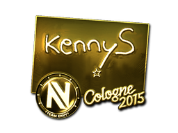 Наклейка | kennyS (золотая) | Кёльн 2015