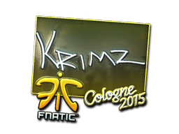 Наклейка | KRIMZ (металлическая) | Кёльн 2015