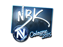 Наклейка | NBK- (металлическая) | Кёльн 2015