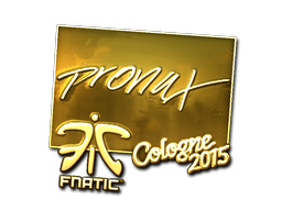 印花 | pronax（金色）| 2015年科隆锦标赛