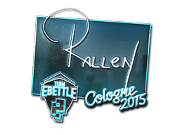 Наклейка | rallen (металлическая) | Кёльн 2015