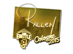 印花 | rallen（金色）| 2015年科隆锦标赛