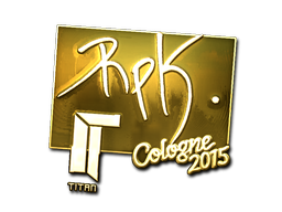 印花 | RpK（金色）| 2015年科隆锦标赛