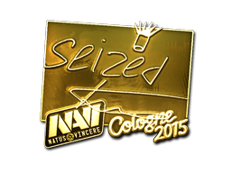 印花 | seized（金色）| 2015年科隆锦标赛