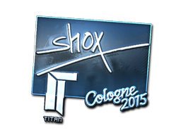 Наклейка | shox (металлическая) | Кёльн 2015