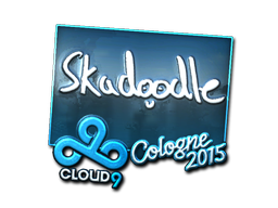 Наклейка | Skadoodle (металлическая) | Кёльн 2015