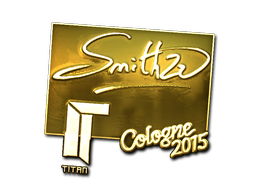 Sticker | SmithZz (Gold) | Cologne 2015