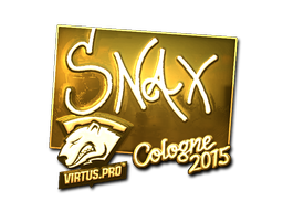 Наклейка | Snax (золотая) | Кёльн 2015