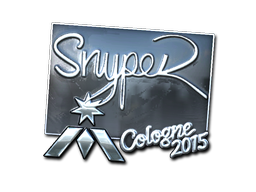 Наклейка | SnypeR (металлическая) | Кёльн 2015