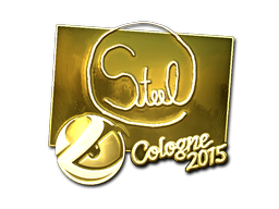 Наклейка | steel (золотая) | Кёльн 2015