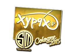 Наклейка | Xyp9x (золотая) | Кёльн 2015