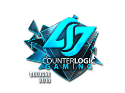 Наклейка | Counter Logic Gaming (металлическая) | Кёльн 2016