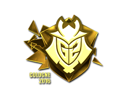 Наклейка | G2 Esports (золотая) | Кёльн 2016