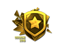Наклейка | Gambit Gaming (золотая) | Кёльн 2016