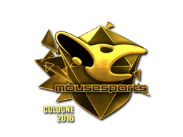 Наклейка | mousesports (золотая) | Кёльн 2016