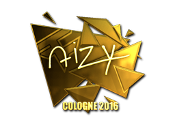 Наклейка | aizy (золотая) | Кёльн 2016
