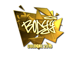 Наклейка | bodyy (золотая) | Кёльн 2016