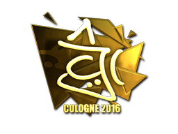印花 | chrisJ（金色）| 2016年科隆锦标赛