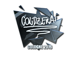 Наклейка | coldzera (металлическая) | Кёльн 2016