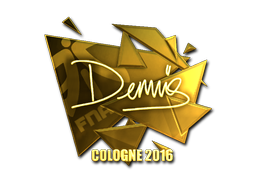 印花 | dennis（金色）| 2016年科隆锦标赛