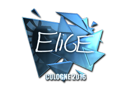 Наклейка | EliGE (металлическая) | Кёльн 2016