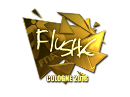 印花 | flusha（金色）| 2016年科隆锦标赛