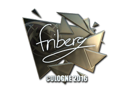 Наклейка | friberg (металлическая) | Кёльн 2016