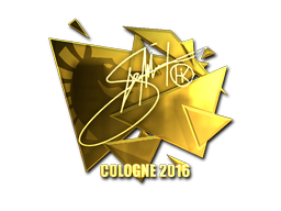Sticker | Hiko (Gold) | Cologne 2016