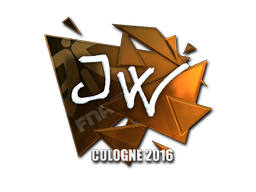 Наклейка | JW (металлическая) | Кёльн 2016