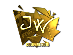 Наклейка | JW (золотая) | Кёльн 2016