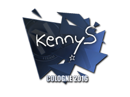 Наклейка | kennyS | Кёльн 2016