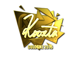 Sticker | koosta (Gold) | Cologne 2016