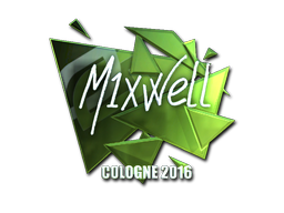 Наклейка | mixwell (металлическая) | Кёльн 2016