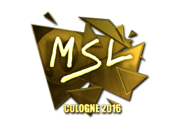 Наклейка | MSL (золотая) | Кёльн 2016